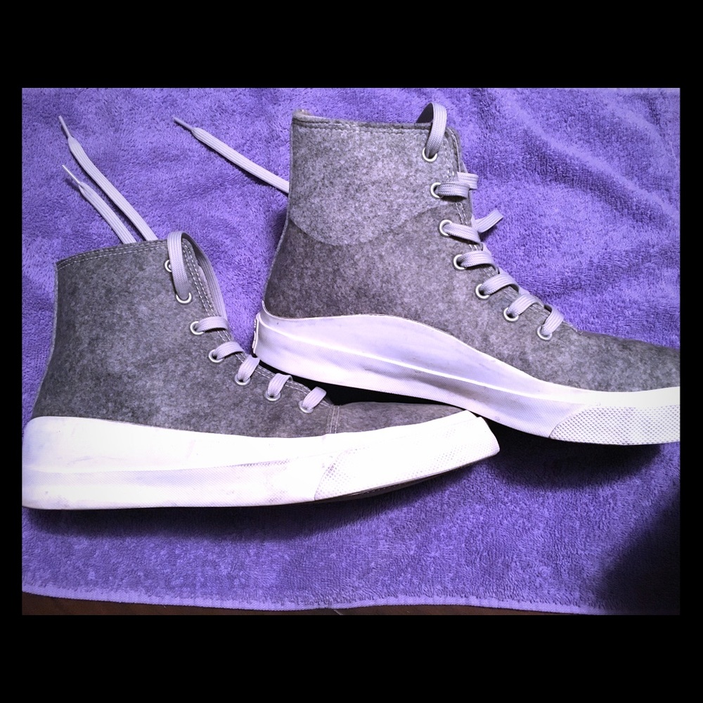 Gray High Top UNISEX Converse with Lunarlon
